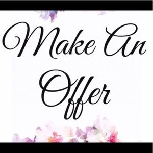 Make me an offer or bundle items for a discount!